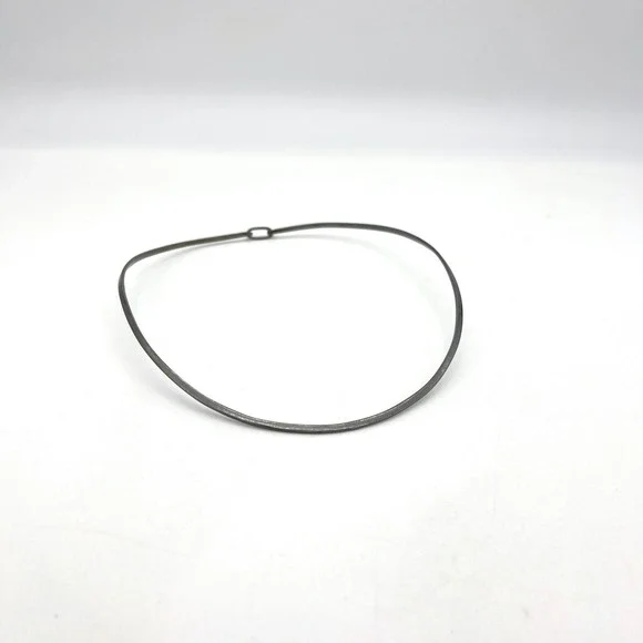 Sterling Silver 925 Mexico Collar Necklace Choker Minimalist - Picture 4 of 8